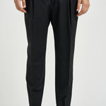 Pantalone uomo sartoriale nero BELLOS 40010010 BRIGLIA 