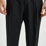 Pantalone uomo sartoriale nero BELLOS 40010010 BRIGLIA 