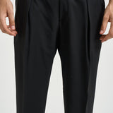 Pantalone uomo sartoriale nero BELLOS 40010010 BRIGLIA 