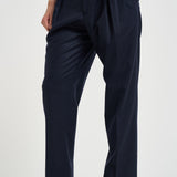 Pantalone uomo sartoriale in lana blu BELLOS 40019111 BRIGLIA 