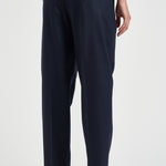 Pantalone uomo sartoriale in lana blu BELLOS 40019111 BRIGLIA 