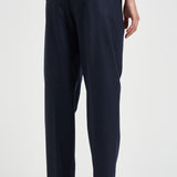 Pantalone uomo sartoriale in lana blu BELLOS 40019111 BRIGLIA 