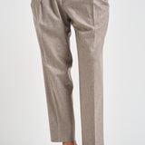 Pantalone uomo sartoriale tortora BELLOS 40019123 BRIGLIA 