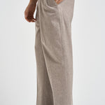 Pantalone uomo sartoriale tortora BELLOS 40019123 BRIGLIA 