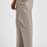 Pantalone uomo sartoriale tortora BELLOS 40019123 BRIGLIA 