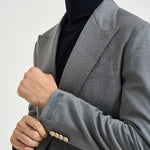 Abito uomo doppiopetto grigio antracite GHERIPO 40012060 BRIGLIA 