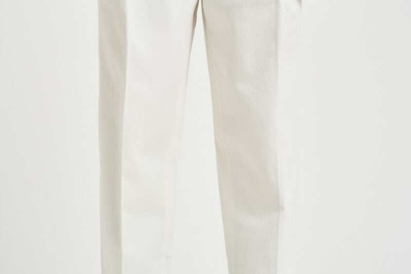 Pantalone uomo gamba dritta panna MANHATTAN 400121120 BRIGLIA 