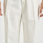 Pantalone uomo gamba dritta panna MANHATTAN 400121120 BRIGLIA 