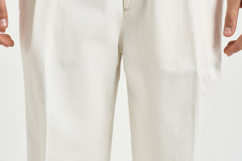 Pantalone uomo gamba dritta panna MANHATTAN 400121120 BRIGLIA 