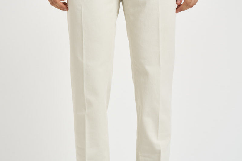 Pantalone uomo Naviglio panna NAVIGLIO 400002130 BRIGLIA 