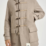 Montgomery uomo idrorepellente rain wool beige ATLANTIC CO CAMPLIN 