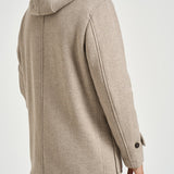 Montgomery uomo idrorepellente rain wool beige ATLANTIC CO CAMPLIN 