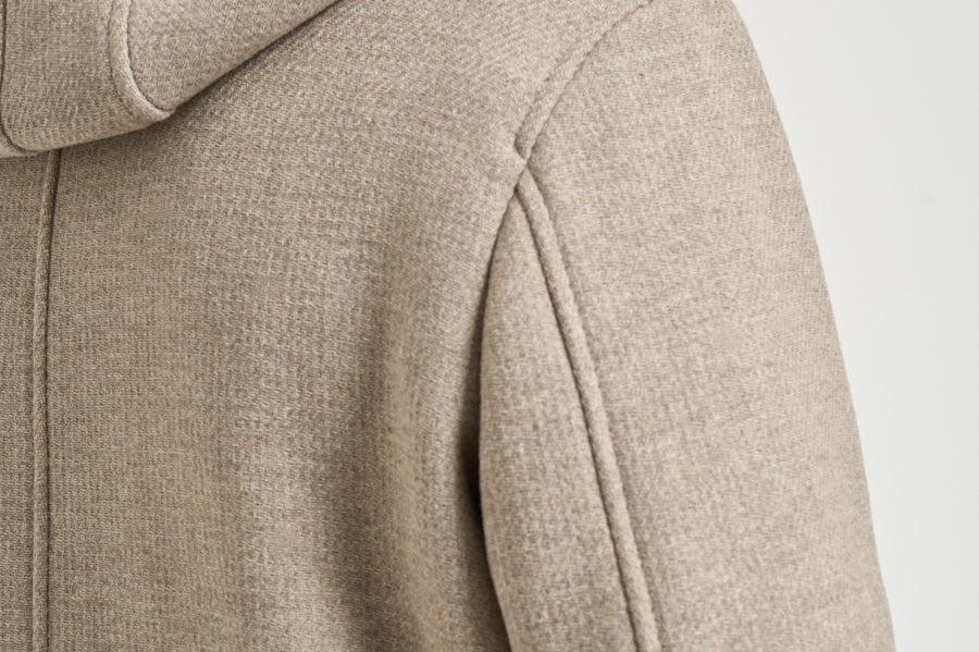 Montgomery uomo idrorepellente rain wool beige ATLANTIC CO CAMPLIN 