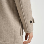 Montgomery uomo idrorepellente rain wool beige ATLANTIC CO CAMPLIN 