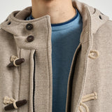 Montgomery uomo idrorepellente rain wool beige ATLANTIC CO CAMPLIN 