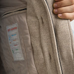 Montgomery uomo idrorepellente rain wool beige ATLANTIC CO CAMPLIN 