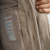 Montgomery uomo idrorepellente rain wool beige ATLANTIC CO CAMPLIN 