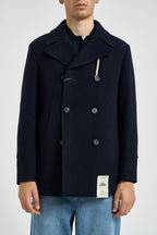 Cappotto uomo doppiopetto blu navy ISLAND BN CAMPLIN 