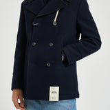 Cappotto uomo doppiopetto blu navy ISLAND BN CAMPLIN 
