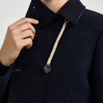 Cappotto uomo doppiopetto blu navy ISLAND BN CAMPLIN 