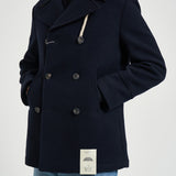 Cappotto uomo doppiopetto blu navy ISLAND BN CAMPLIN 