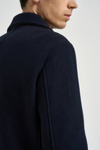 Cappotto uomo doppiopetto blu navy ISLAND BN CAMPLIN 