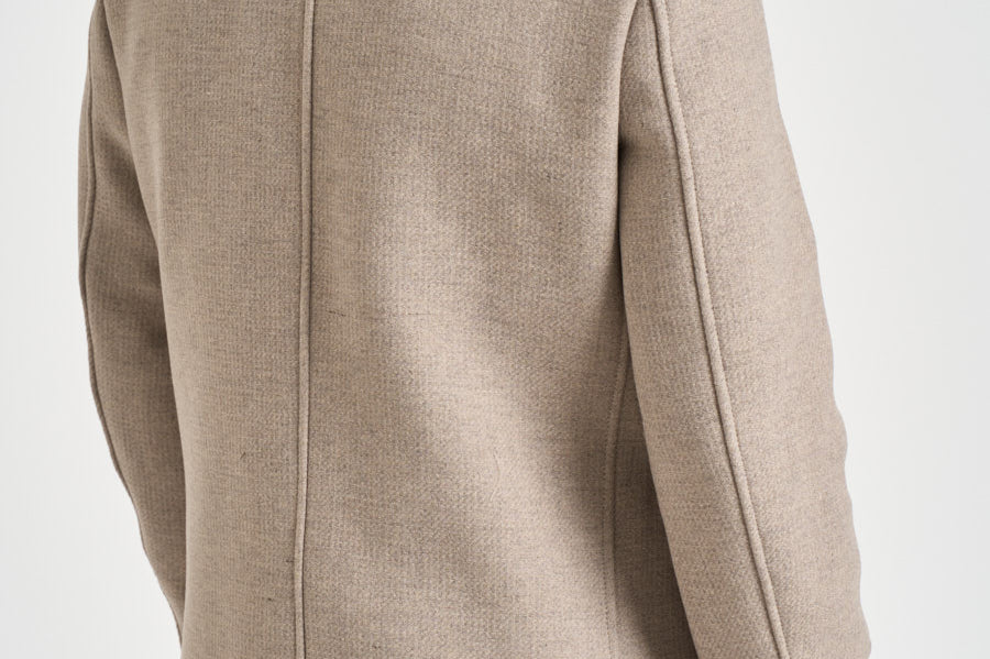 Cappotto uomo doppiopetto beige ISLAND CO CAMPLIN 