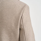 Cappotto uomo doppiopetto beige ISLAND CO CAMPLIN 
