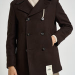 Cappotto uomo doppiopetto testa di moro ISLAND D2 CAMPLIN 