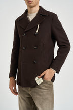 Cappotto uomo doppiopetto testa di moro ISLAND D2 CAMPLIN 