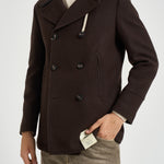 Cappotto uomo doppiopetto testa di moro ISLAND D2 CAMPLIN 