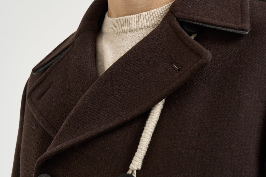 Cappotto uomo doppiopetto testa di moro ISLAND D2 CAMPLIN 