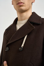 Cappotto uomo doppiopetto testa di moro ISLAND D2 CAMPLIN 