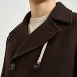 Cappotto uomo doppiopetto testa di moro ISLAND D2 CAMPLIN 