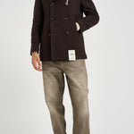 Cappotto uomo doppiopetto testa di moro ISLAND D2 CAMPLIN 