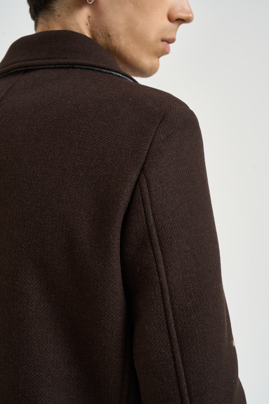 Cappotto uomo doppiopetto testa di moro ISLAND D2 CAMPLIN 