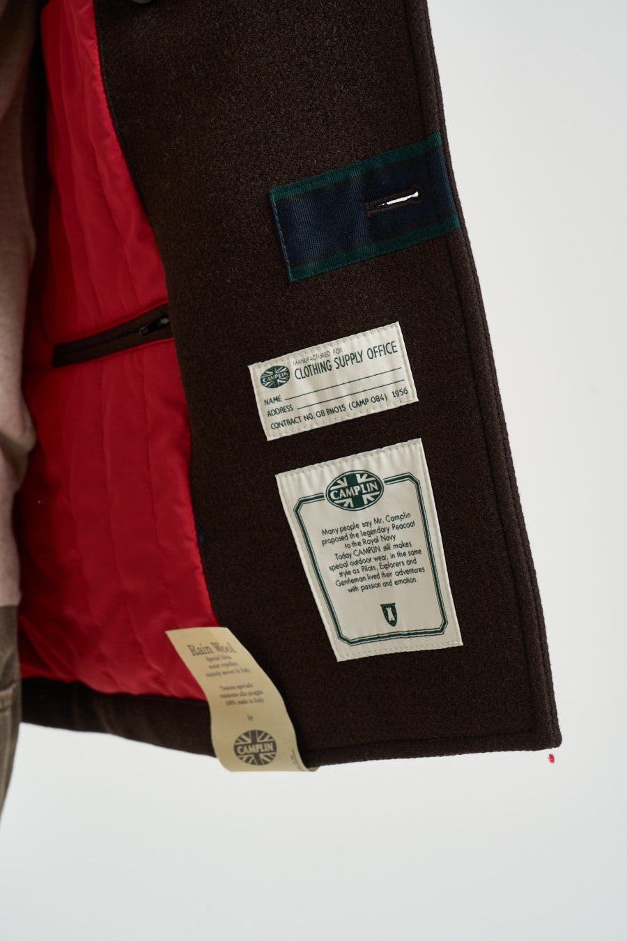 Cappotto uomo doppiopetto testa di moro ISLAND D2 CAMPLIN 