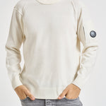 Maglia uomo girocollo panna RFCMKN707 110149103 C.P. COMPANY 