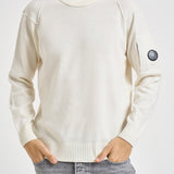 Maglia uomo girocollo panna RFCMKN707 110149103 C.P. COMPANY 