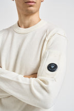 Maglia uomo girocollo panna RFCMKN707 110149103 C.P. COMPANY 