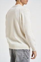 Maglia uomo girocollo panna RFCMKN707 110149103 C.P. COMPANY 