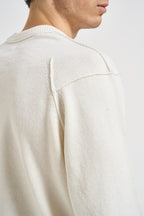 Maglia uomo girocollo panna RFCMKN707 110149103 C.P. COMPANY 