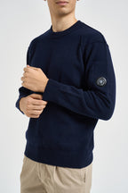 Maglia uomo girocollo blu RFCMKN707 110149888 C.P. COMPANY 