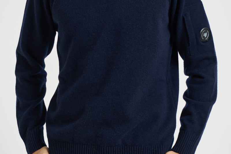 Maglia uomo girocollo blu RFCMKN707 110149888 C.P. COMPANY 