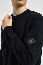 Maglia uomo girocollo nera RFCMKN707 110149999 C.P. COMPANY 