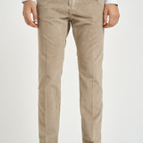 Pantalone uomo con elastico in vita beige M05MITTE 1808102 CRUNA 