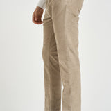 Pantalone uomo con elastico in vita beige M05MITTE 1808102 CRUNA 