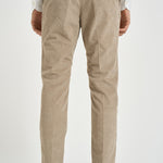 Pantalone uomo con elastico in vita beige M05MITTE 1808102 CRUNA 