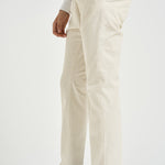 Pantalone uomo in velluto a coste panna M05MITTE 1808102 CRUNA 