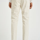 Pantalone uomo in velluto a coste panna M05MITTE 1808102 CRUNA 
